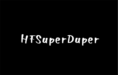 undefined-HFSuperDuper-字体设计