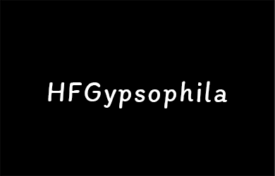 undefined-HFGypsophila-字体设计