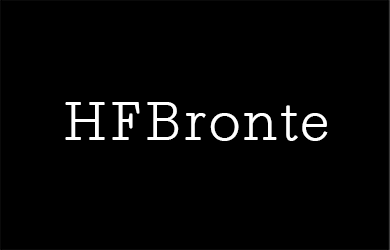 undefined-HFBronte-艺术字体