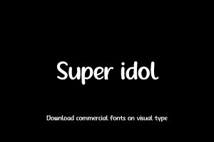 Super idol-字体下载