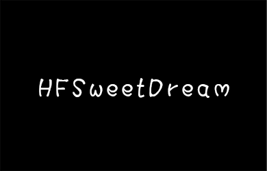 undefined-HFSweetDream-艺术字体