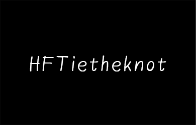 undefined-HFTietheknot-字体设计