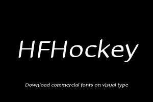 HFHockey-艺术字体