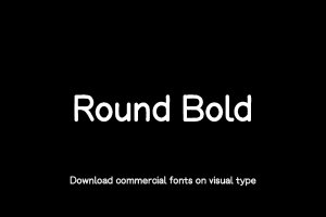 Round Bold-艺术字体