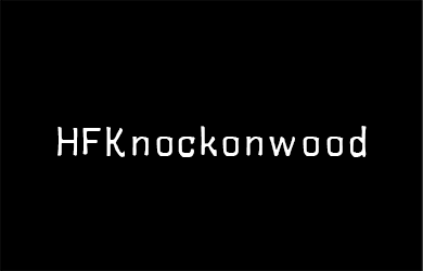 undefined-HFKnockonwood-艺术字体