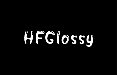 undefined-HFGlossy-艺术字体