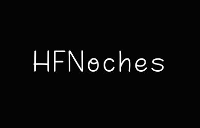 undefined-HFNoches-字体设计