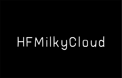 undefined-HFMilkyCloud-字体设计