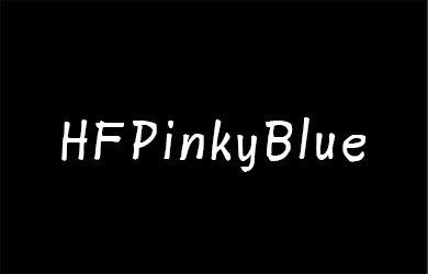 undefined-HFPinkyBlue-字体设计