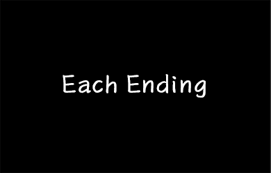 undefined-Each Ending-字体设计