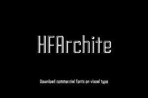 HFArchite-字体大全